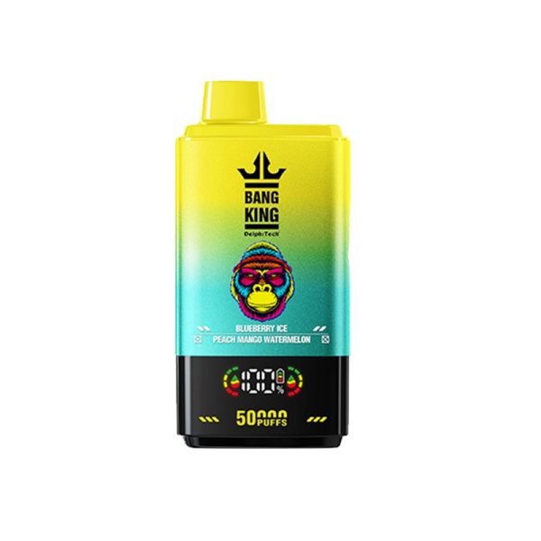 Bang King 50K (50000 puff / laite) – mesh-vastus + säädettävä ilmavirtaus Bang King 50K (50000 puff / laite) – mesh-vastus + säädettävä ilmavirta