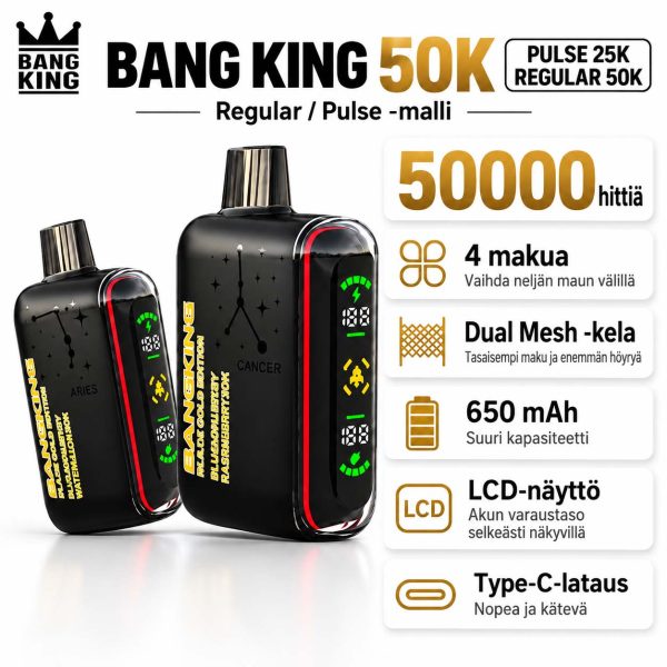Bang King Pluse 25K–50K 12 horoskooppimerkkiä, Black Gold Edition | 10 kpl